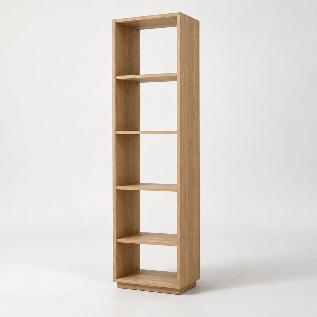 Column Shelf — Natural oak — illustrative demo image