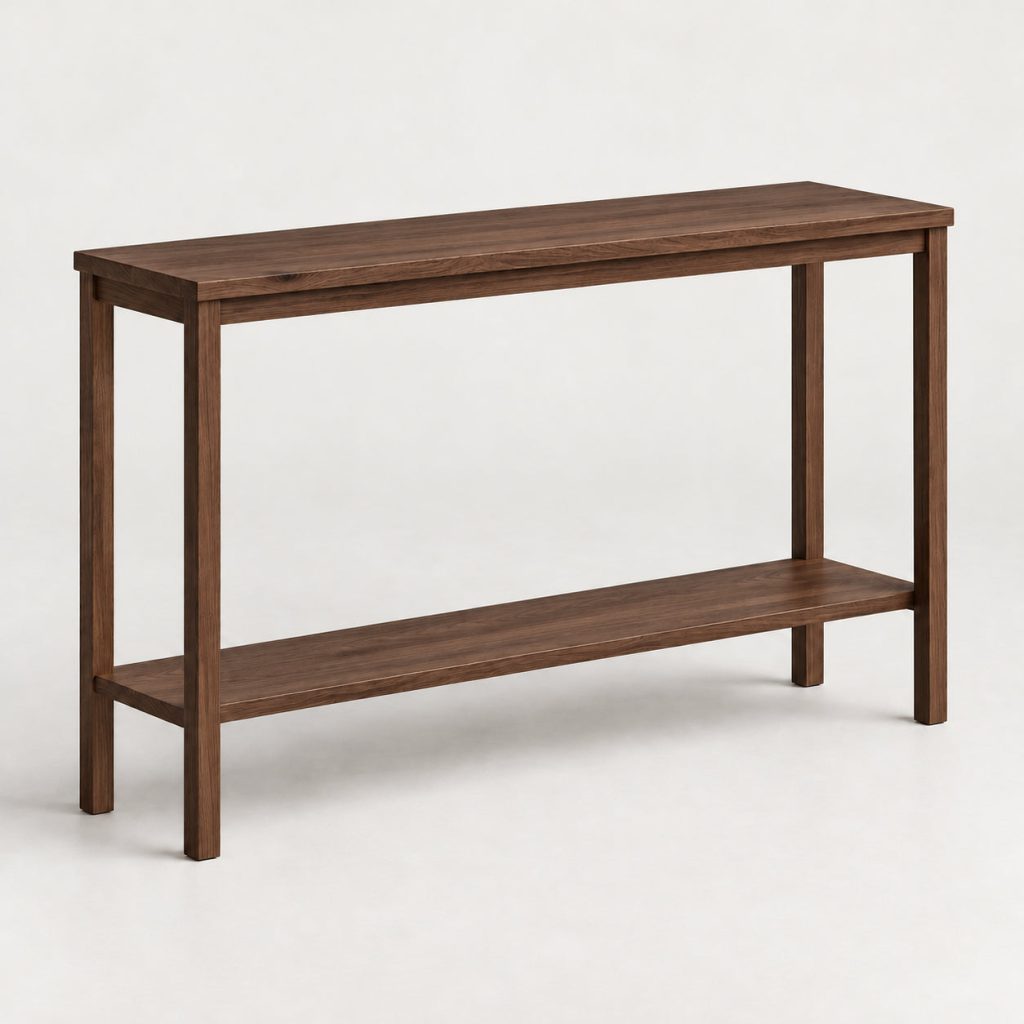 Narrow Console — Walnut — illustrative demo image