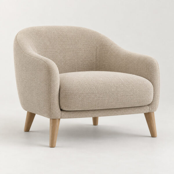 Cove Lounge Chair — Oat — illustrative demo image
