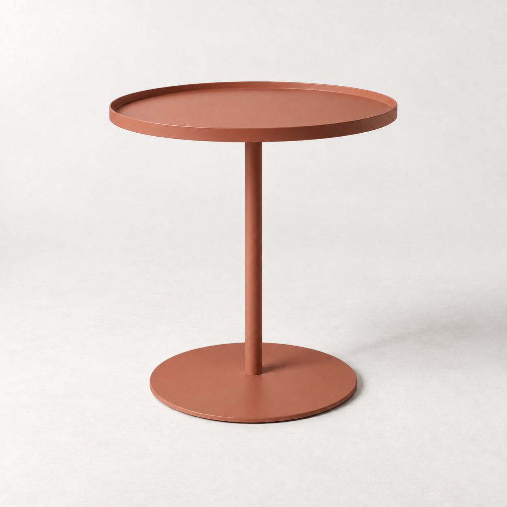 Disc Side Table — Clay — illustrative demo image