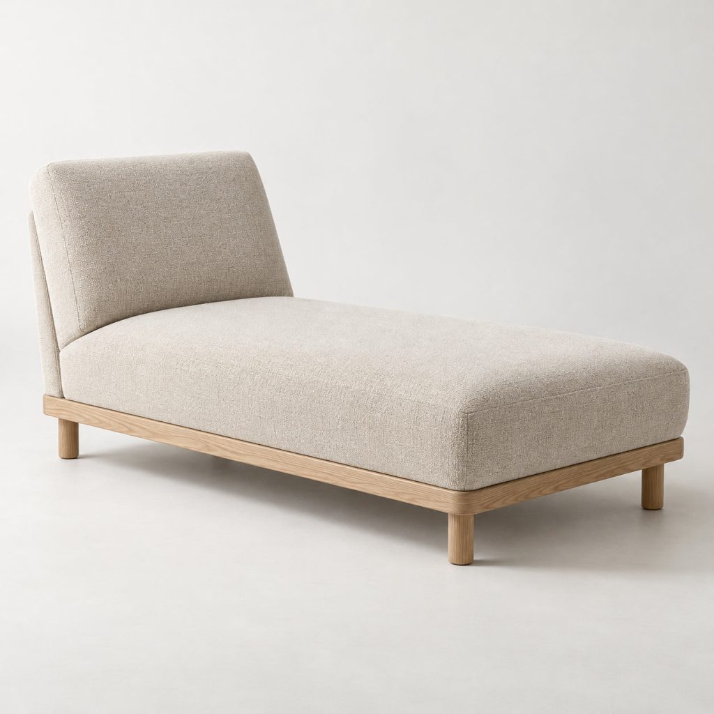 Drift Chaise — Oat — illustrative demo image
