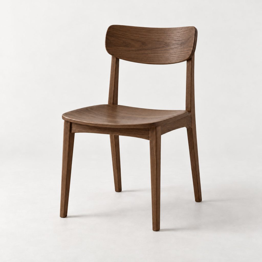 Form Dining Chair — Walnut — illustrative demo image
