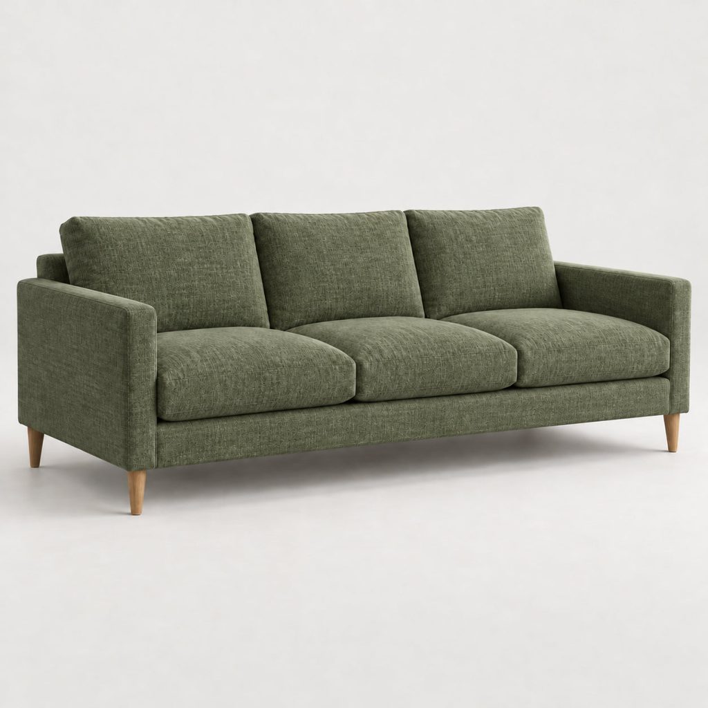 Ledge 3-Seat Sofa — Moss — illustrative demo image