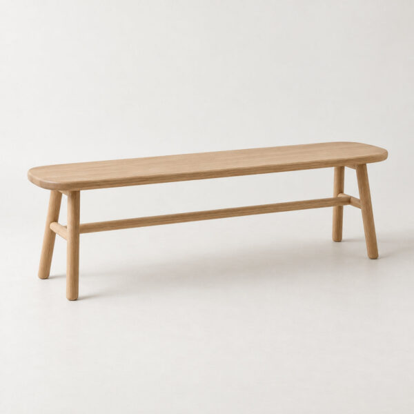 Line Bench — Natural oak — illustrative demo image