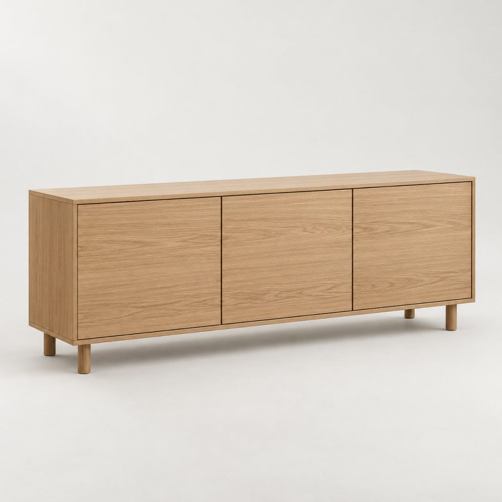 Low Sideboard — Natural oak — illustrative demo image