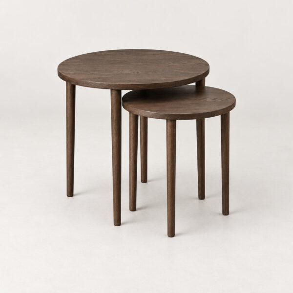 Nest Side Tables — Walnut — illustrative demo image