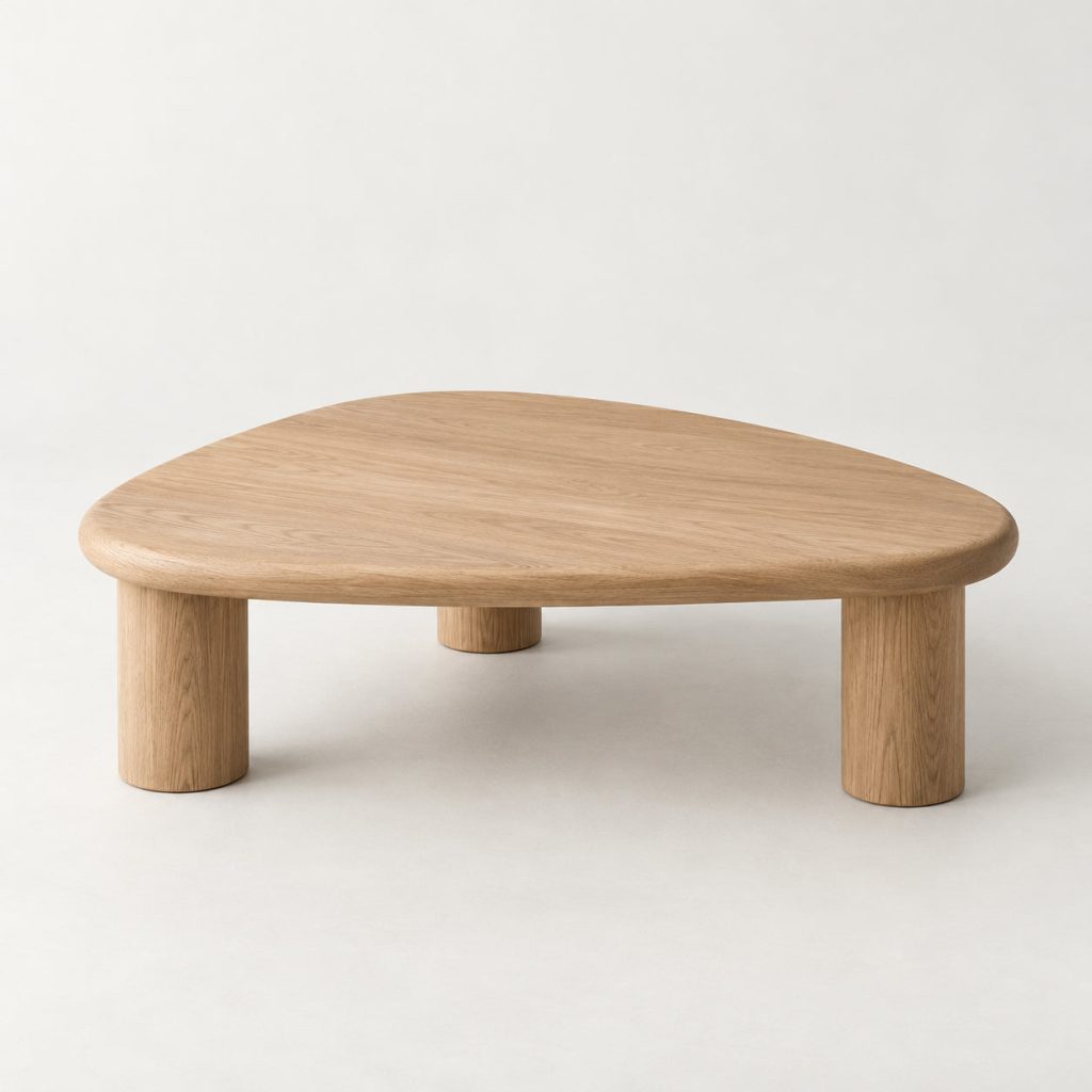 Pebble Coffee Table — Natural oak — illustrative demo image