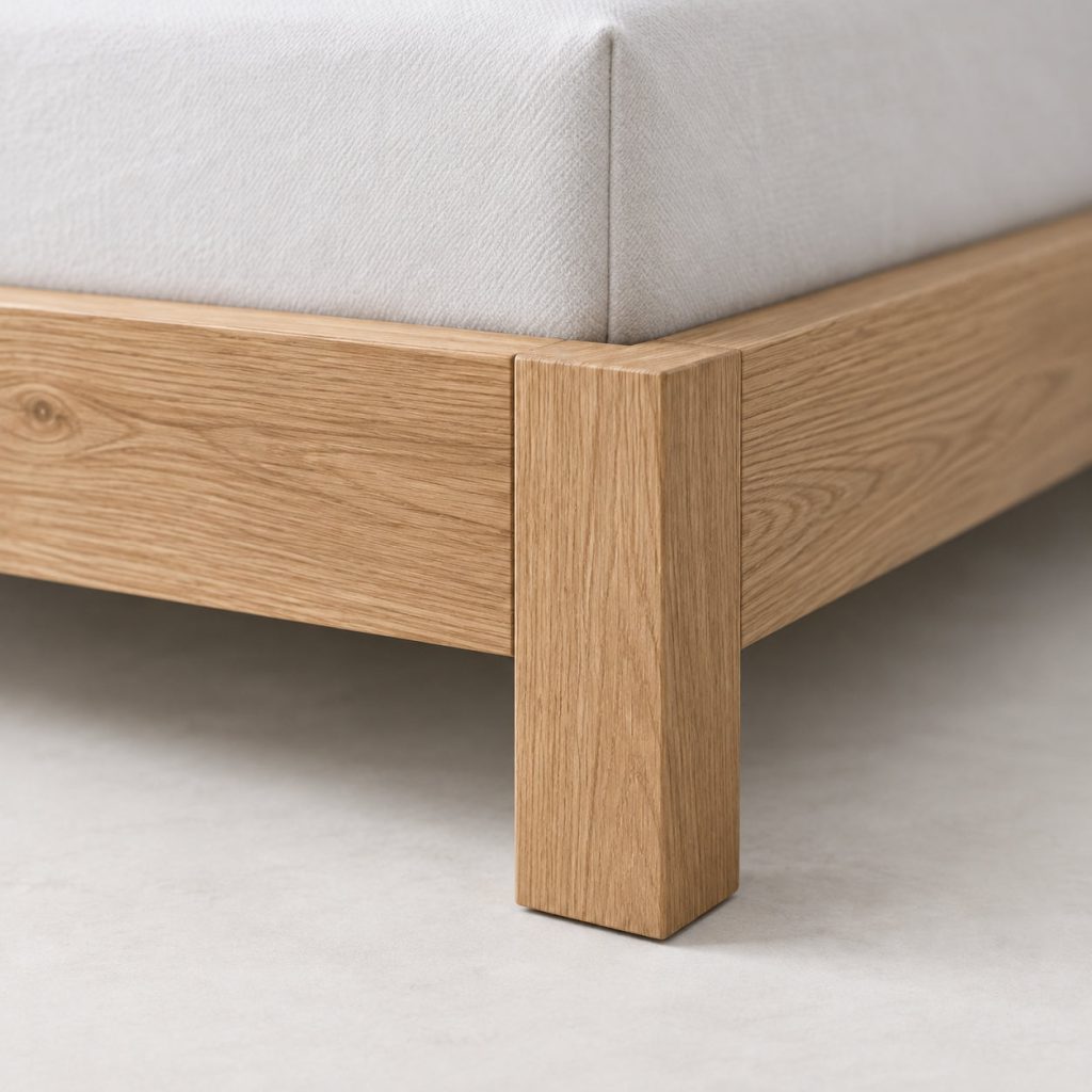 Low Bed Frame — Low and defined.