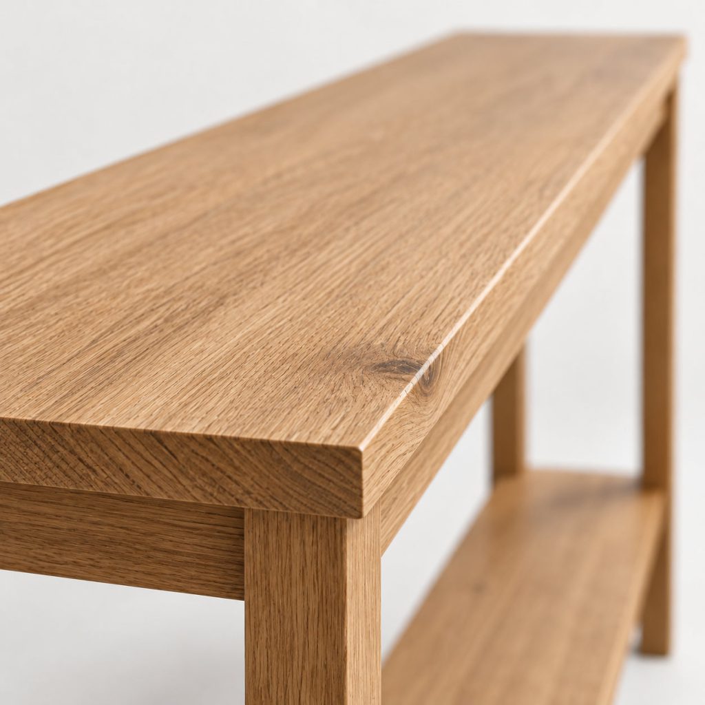 Narrow Console — A long, quiet line.