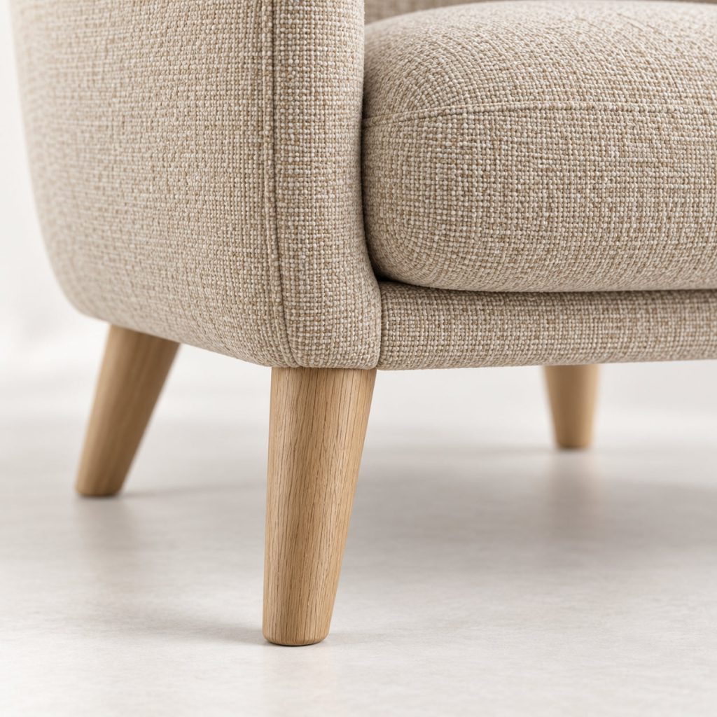 Cove Lounge Chair — A lighter base.