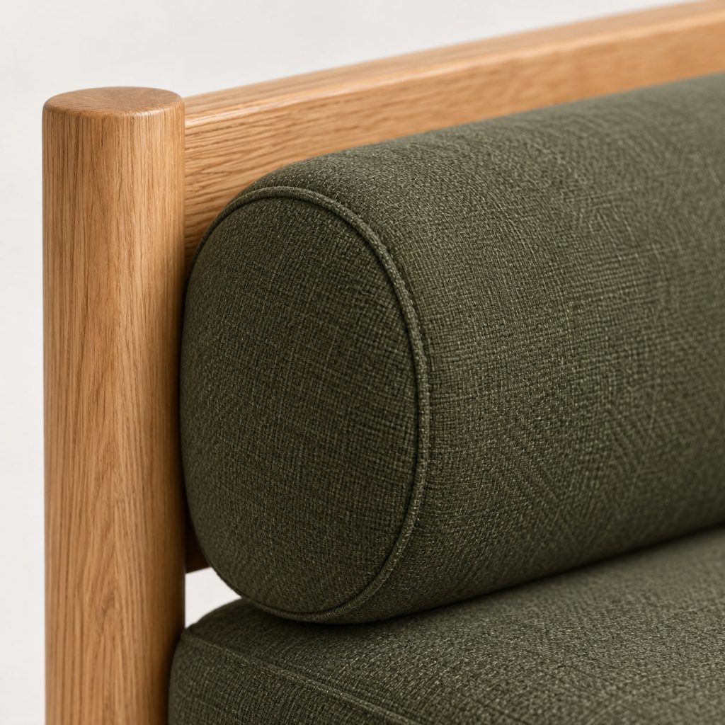 Fold Daybed — Rounded at the edges.