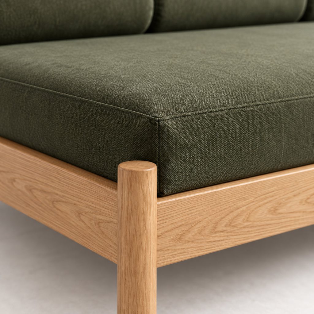 Fold Daybed — A clean cushion line.