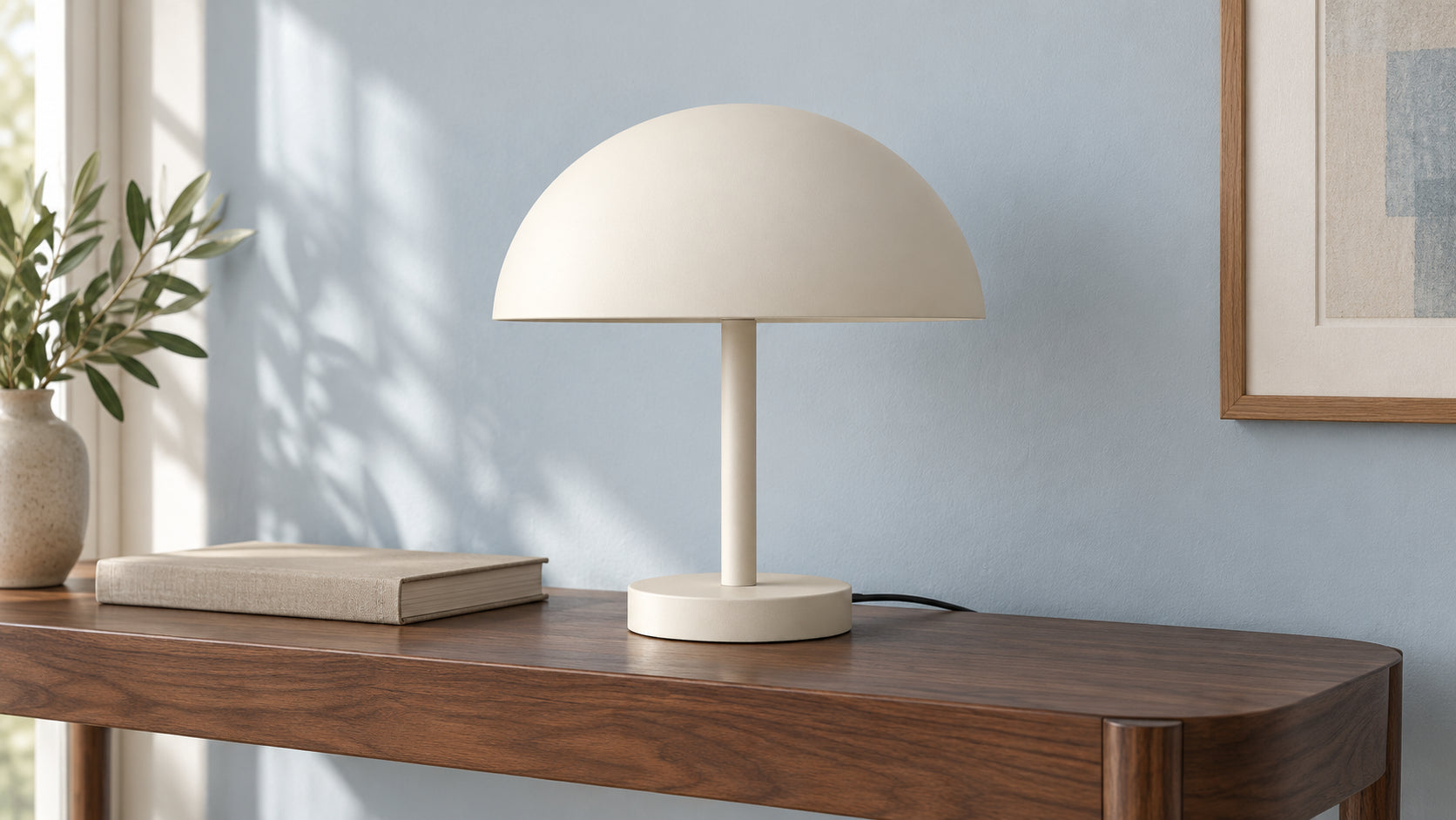 Dome Table Lamp — in the room