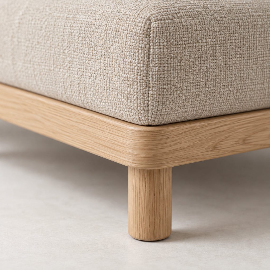 Drift Chaise — Grounded in warmth.