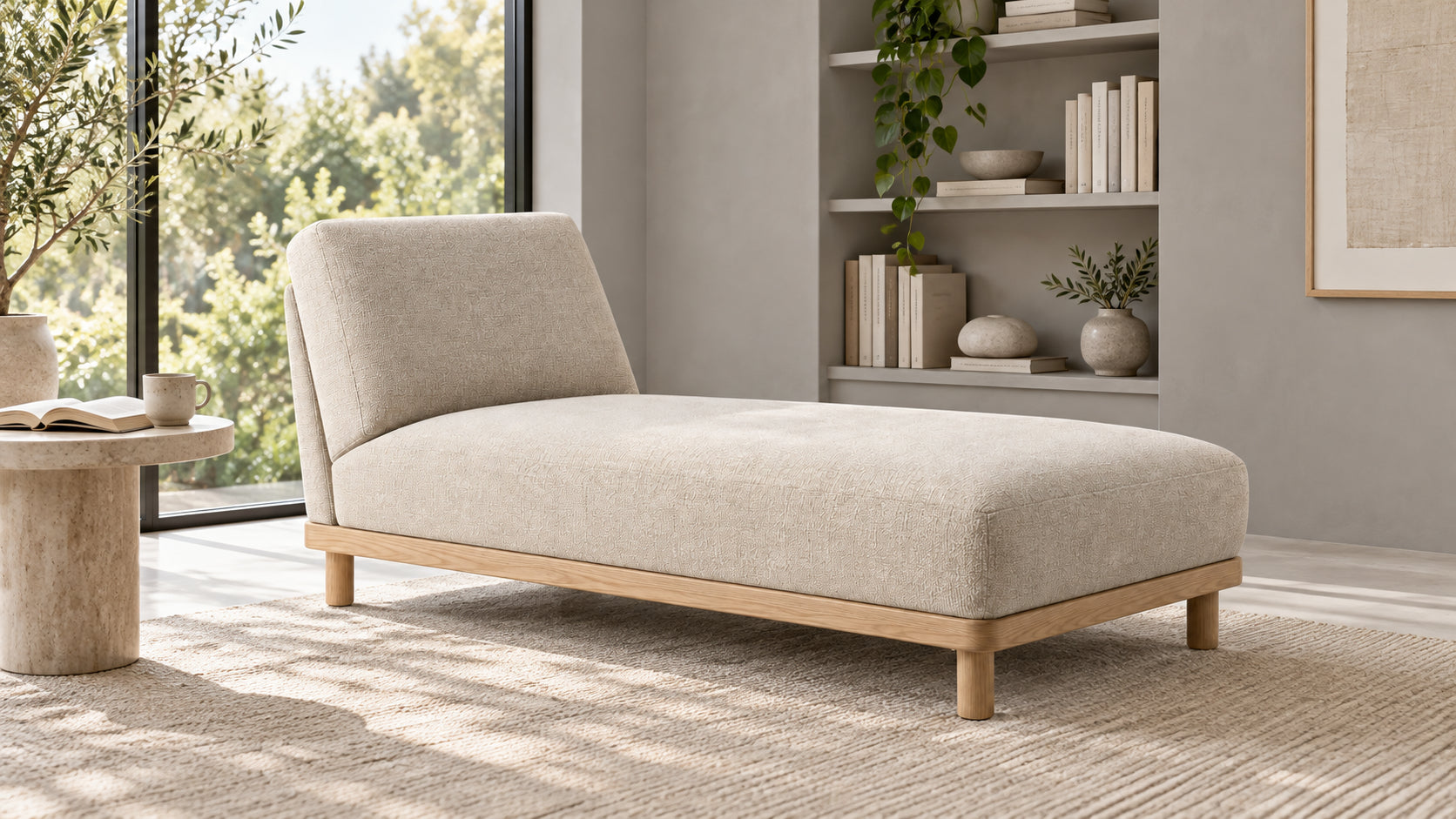 Drift Chaise — in the room