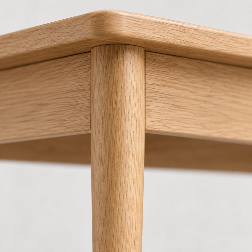 Drop-Leaf Dining Table — A light stance.