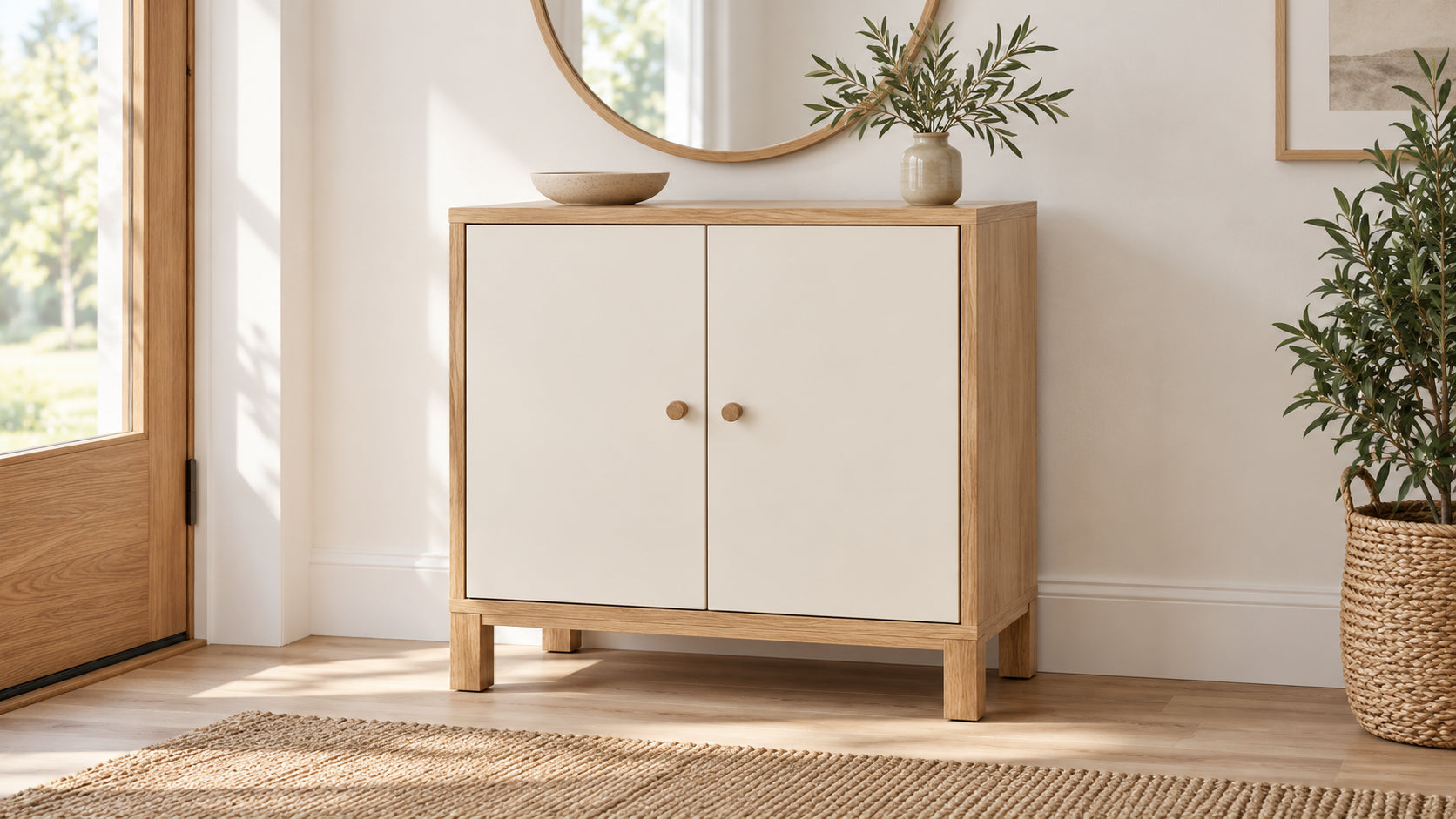 Entry Cabinet — in the room