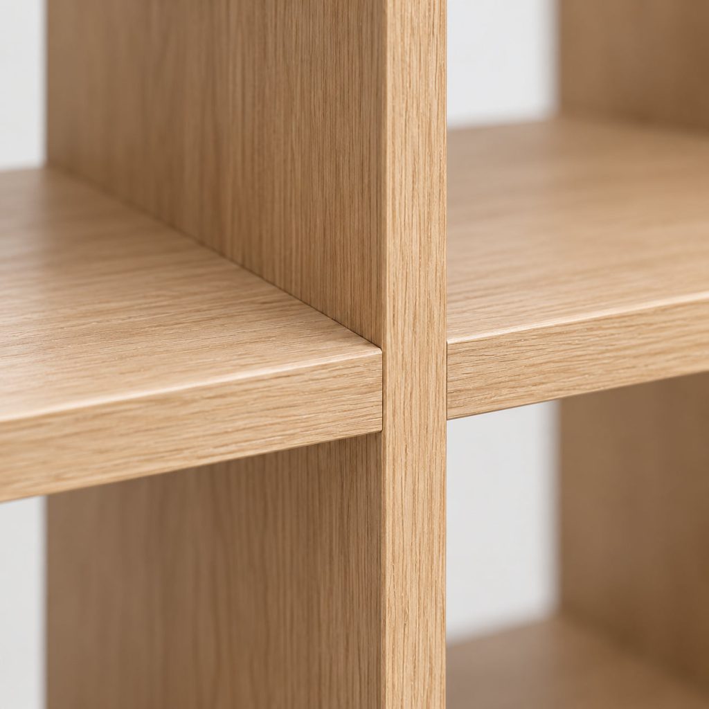 Grid Bookcase — A regular rhythm.