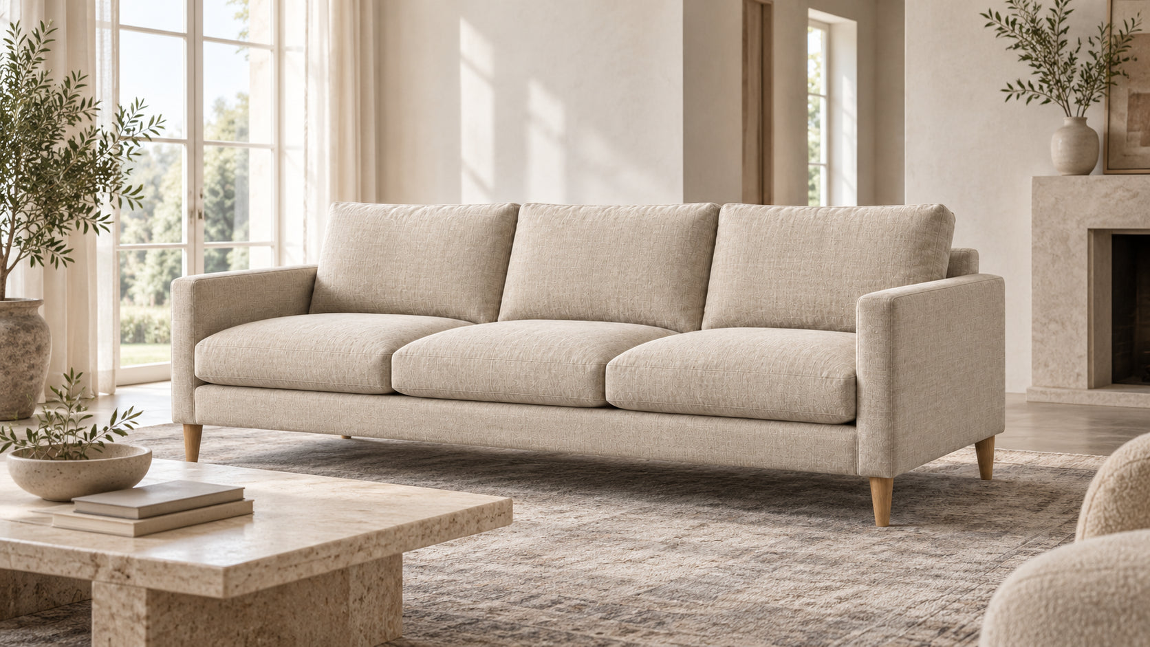 Ledge 3-Seat Sofa — in the room