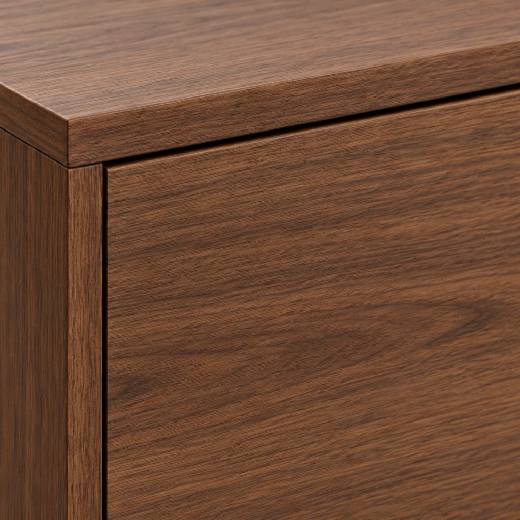 Low Sideboard — Walnut finish detail