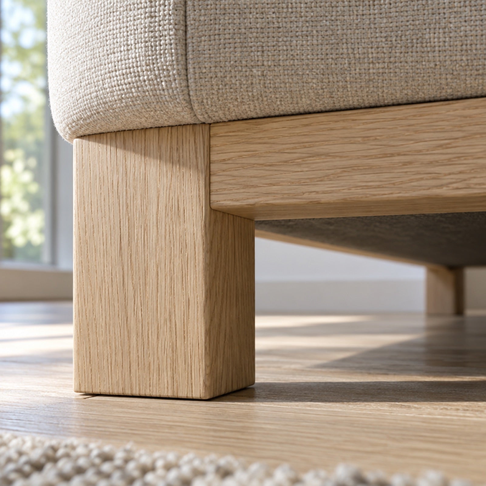 Oak wood grain study