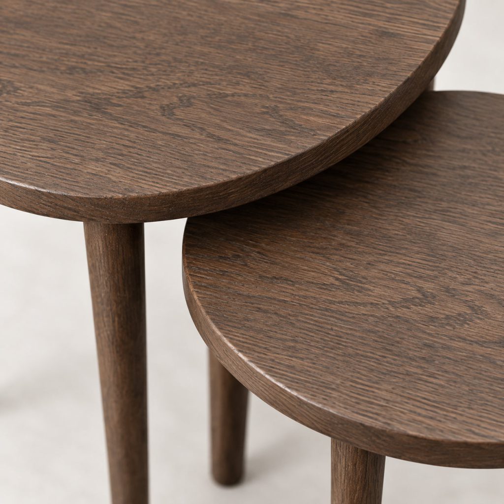 Nest Side Tables — Two levels, together.