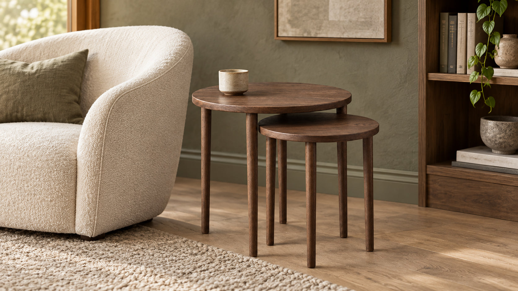 Nest Side Tables — in the room