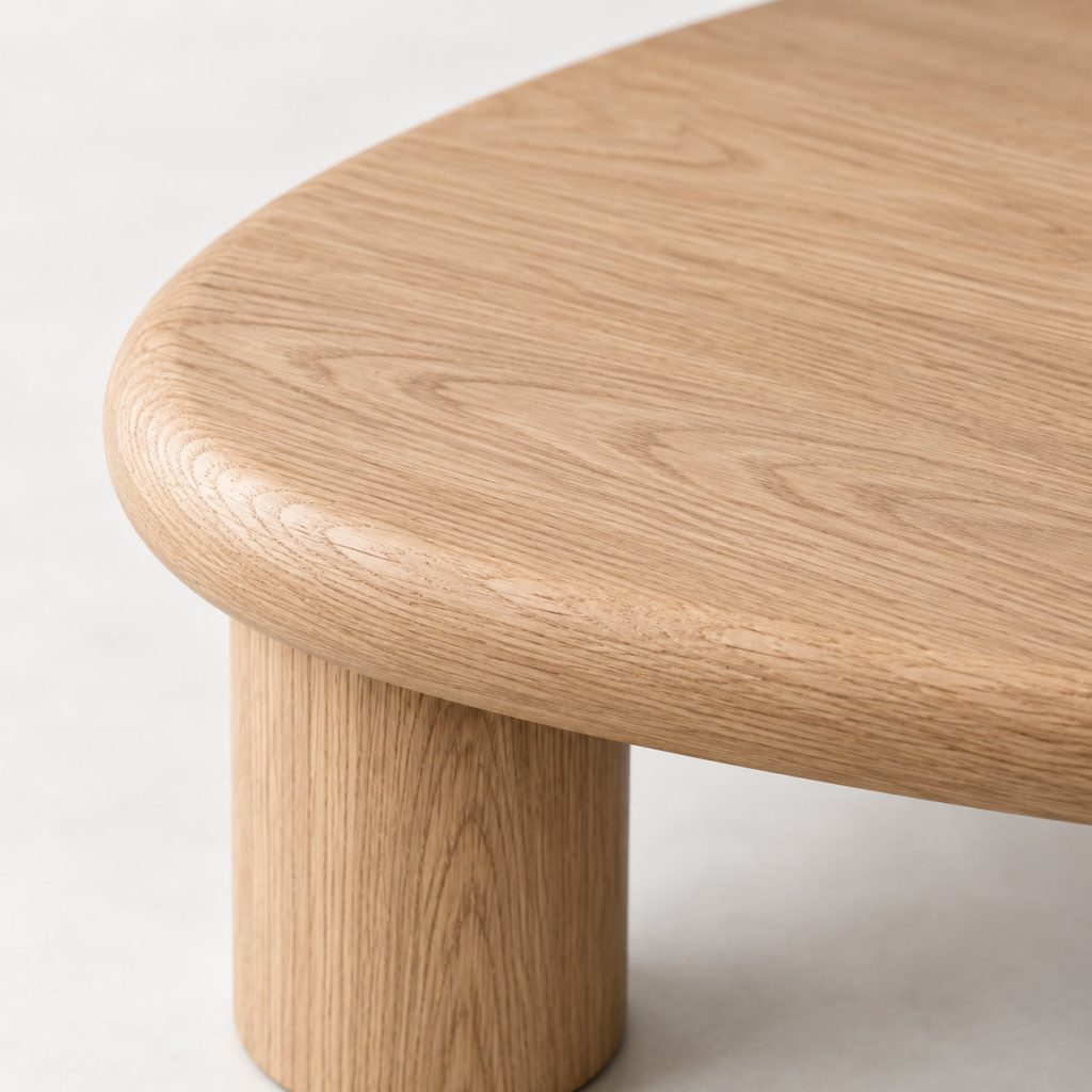 Pebble Coffee Table — An organic edge.