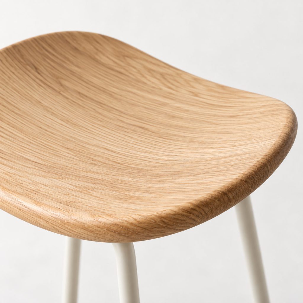Perch Counter Stool — A saddle-shaped seat.