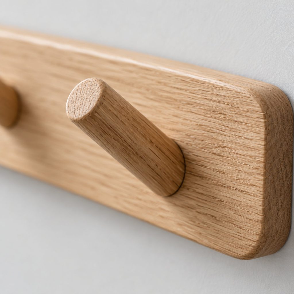 Wall Rail with Hooks — A place for the everyday.