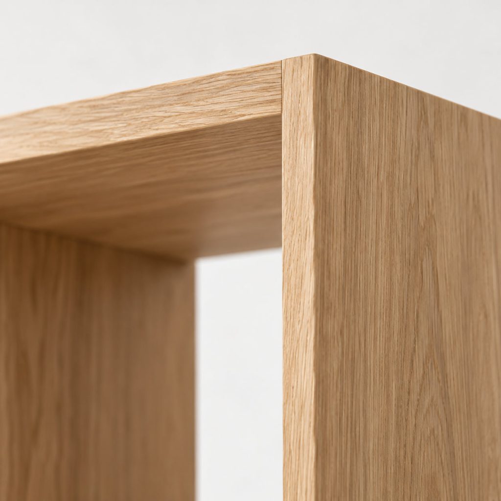 Column Shelf — A clear corner.