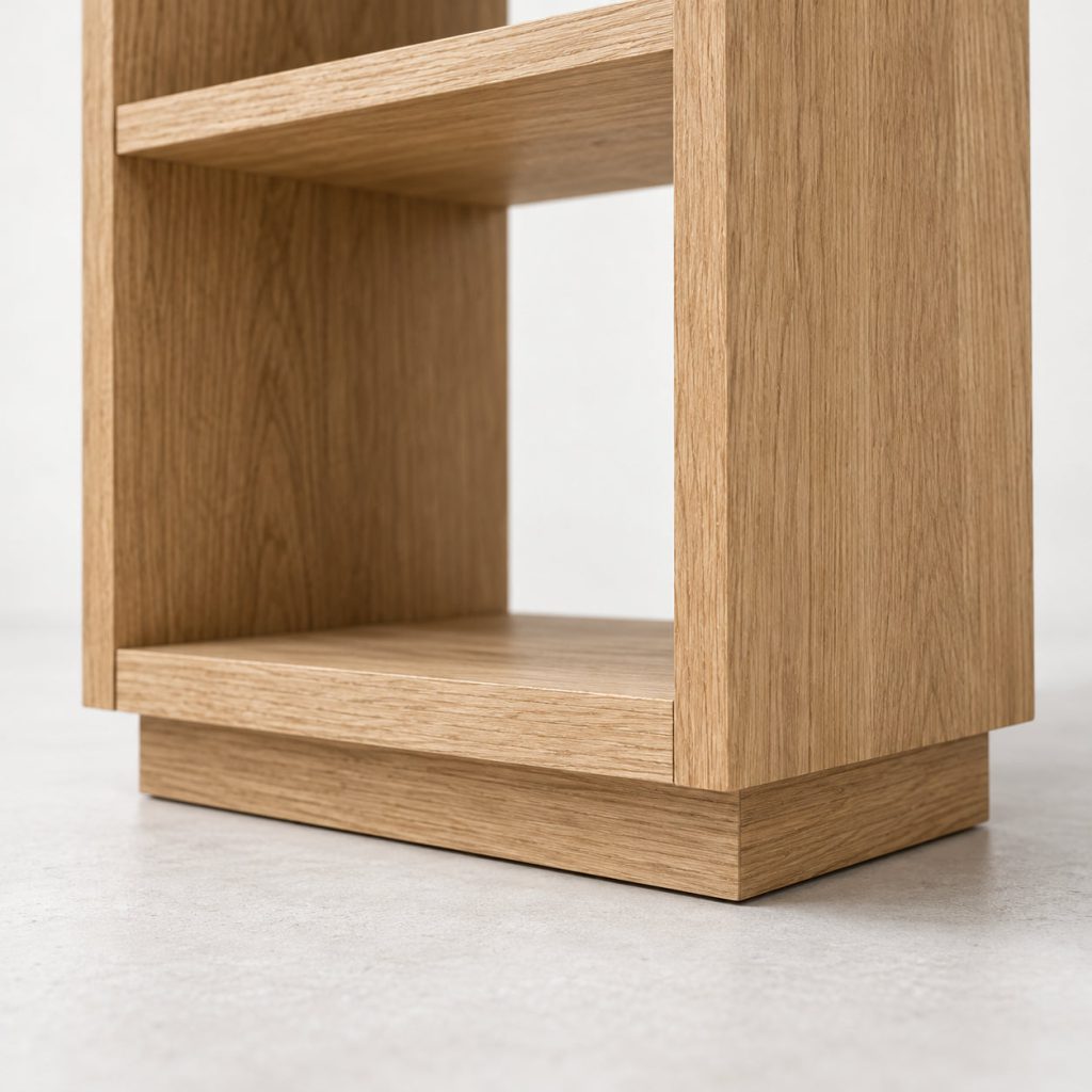 Column Shelf — A recessed base.