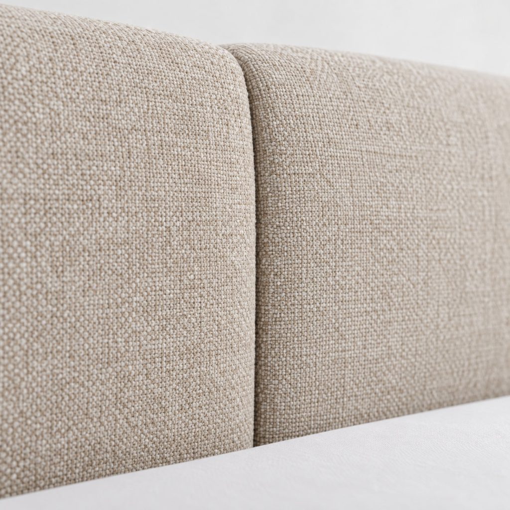 Soft Headboard Bed — A balanced pair.