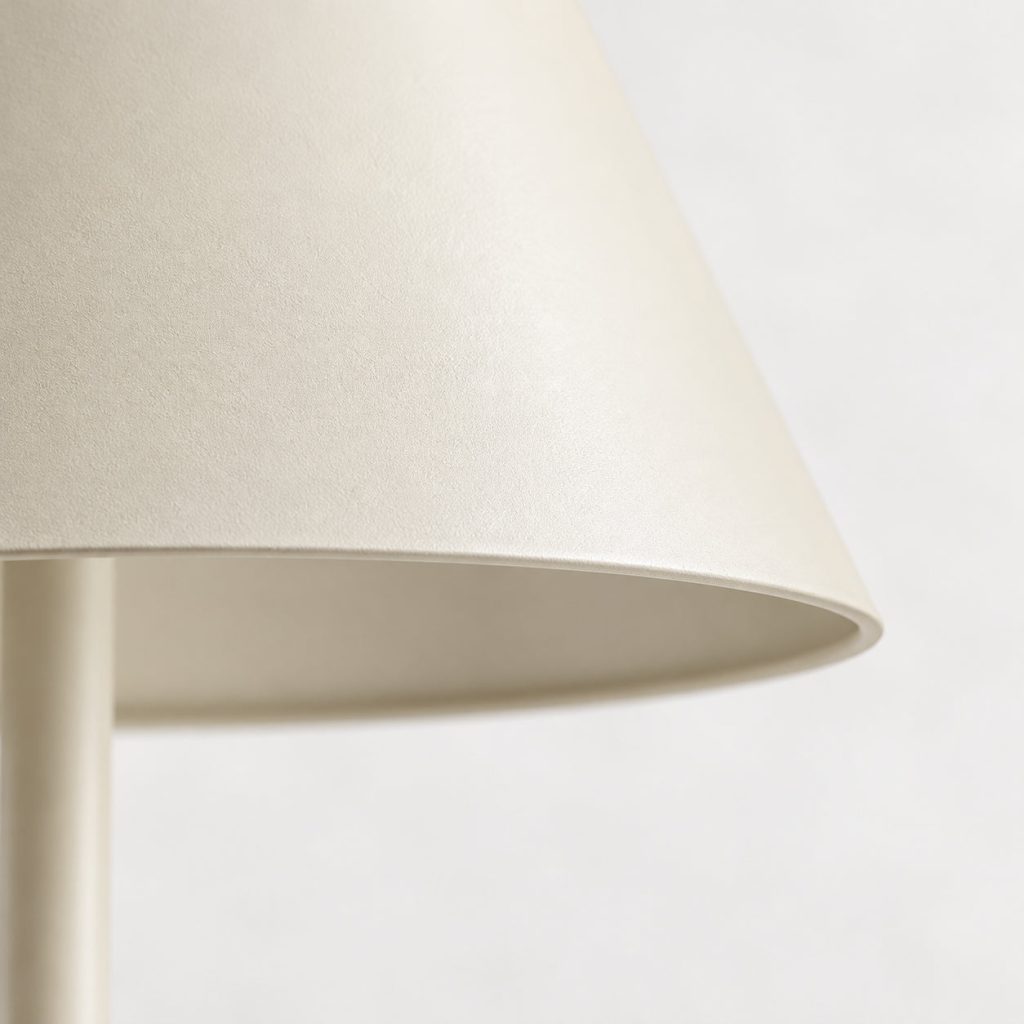 Stem Floor Lamp — A tapered shade.