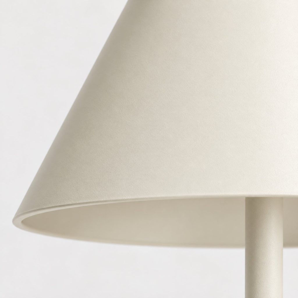 Stem Floor Lamp — Ivory finish detail