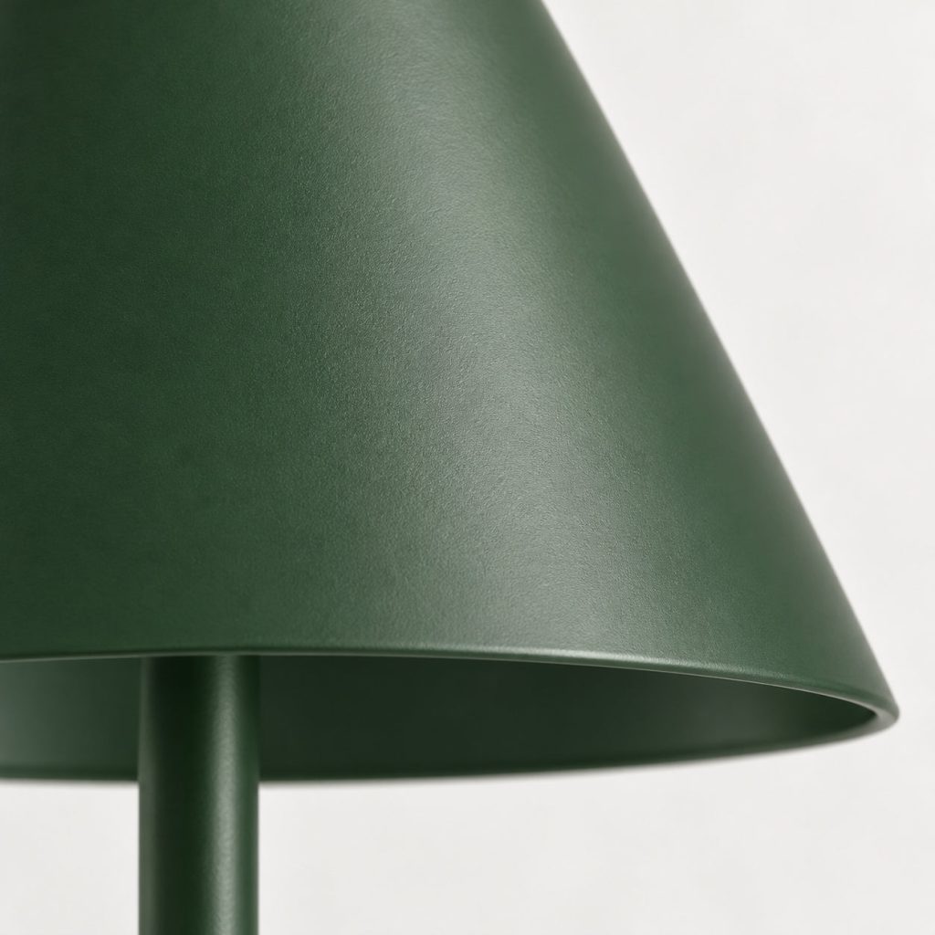 Stem Floor Lamp — Forest finish detail